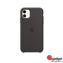 Чехол Apple Silicone Case для iPhone 11 черный купить в Уфе