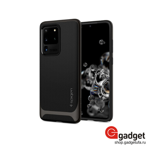 Накладка Spigen для Samsung S20 Ultra Neo Hybrid черная глянцевая