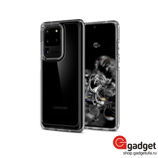 Накладка Spigen для Samsung S20 Ultra Ultra Hybrid прозрачная
