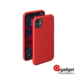 Накладка Deppa для iPhone 11 Gel Color Case Basic силиконовая красная купить в Уфе