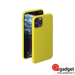 Накладка Deppa для iPhone 11 Pro Gel Color Case Basic силиконовая желтая купить в Уфе