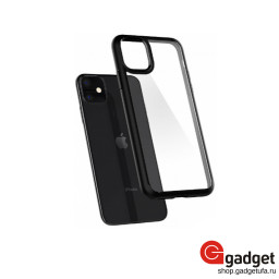 Накладка Spigen для iPhone 11 Ultra Hybrid черная купить в Уфе