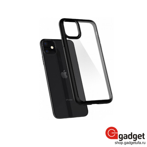Накладка Spigen для iPhone 11 Ultra Hybrid черная