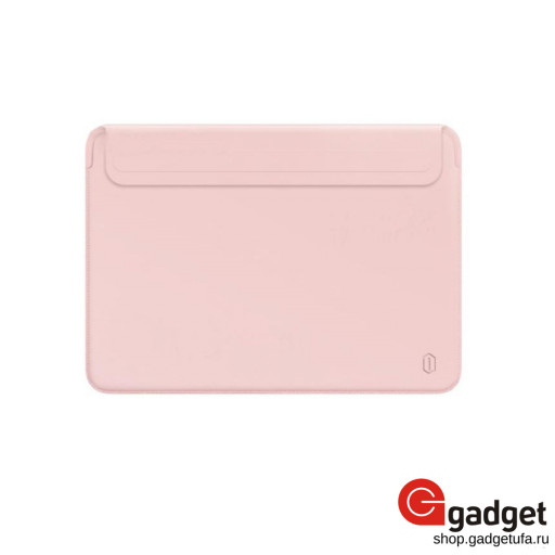 Чехол WIWU Skin Pro 2 для MacBook Pro 13/Air 13 2018 Leather Sleeve розовый