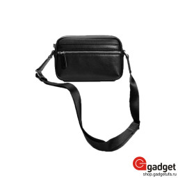 Кожаная сумка VLLICON First Layer Cowhide Light Simple Shoulder Messenger Bag черная купить в Уфе