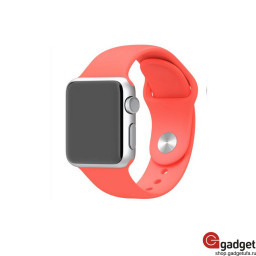 Силиконовый ремешок для Apple Watch 38/40mm оранжевый купить в Уфе