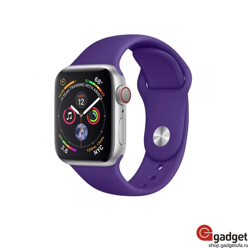 Силиконовый ремешок для Apple Watch 38/40mm фиолетовый