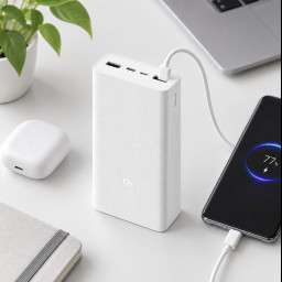 Внешний аккумулятор Mi Power Bank 3 30000mAh PB3018ZM белый фото купить уфа