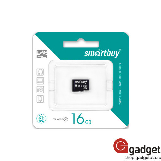 Карта памяти SmartBuy micro SD 16GB Class 10