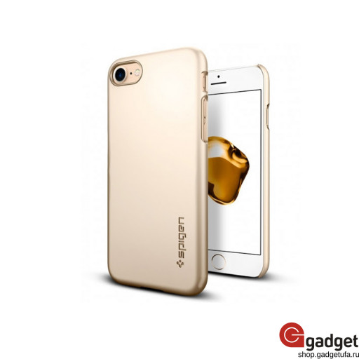 Накладка Spigen для iPhone 7/8 Thin Fit золотистая