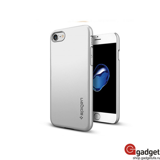 Накладка Spigen для iPhone 7/8 Thin Fit серебристая