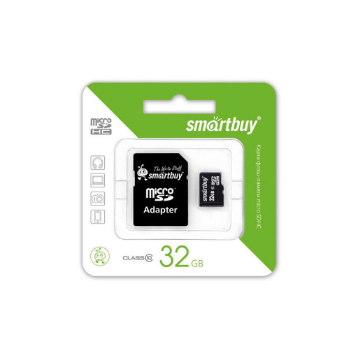 Карта памяти SmartBuy micro SD 32GB Class 10