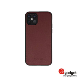 Кожаная накладка G-Case Premium для iPhone 12 Mini Duke Series красная купить в Уфе