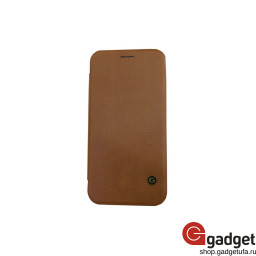 Кожаный чехол-книжка G-Case для iPhone 12 Mini Business Series коричневый купить в Уфе