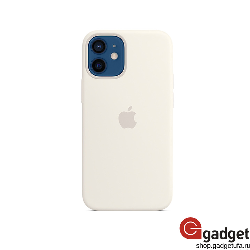 Купить оригинальный силиконовый чехол MagSafe для iPhone 12 mini белый по  выгодной цене в Уфе