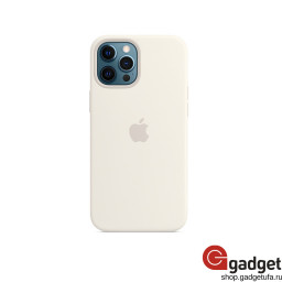 Оригинальный силиконовый чехол MagSafe для iPhone 12 Pro Max белый купить в Уфе
