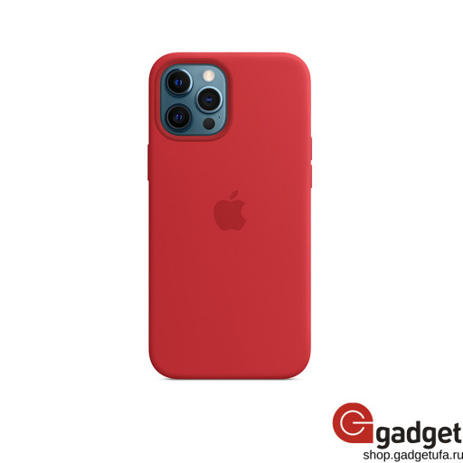 Оригинальный силиконовый чехол MagSafe для iPhone 12 Pro Max красный (PRODUCT)RED