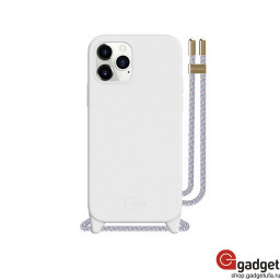 Накладка SwitchEasy Play для iPhone 12/12 Pro силиконовая со шнурком белая купить в Уфе