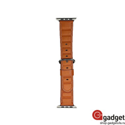 Кожаный ремешок для Apple Watch 42/44mm Tile Style коричневый купить в Уфе