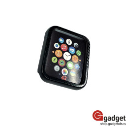Противоударный бампер для Apple Watch 38mm пластиковый карбон купить в Уфе