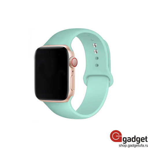 Силиконовый ремешок для Apple Watch 38/40mm голубой
