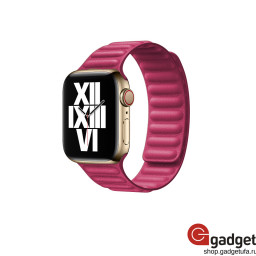 Кожаный ремешок магнитный для Apple watch 42/44mm розовый купить в Уфе