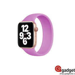 Силиконовый монобраслет для Apple Watch 38/40mm L розовый купить в Уфе