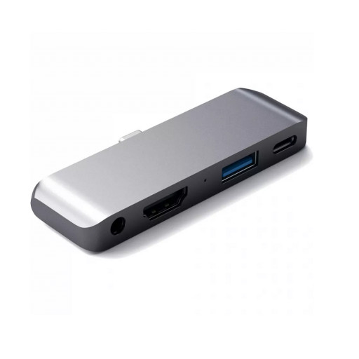 Адаптер Satechi Aluminum Type-C Mobile Pro Hub Adapter для new iPad Pro темно-серый