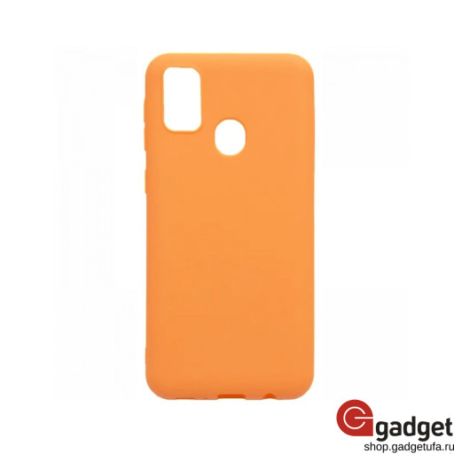 Накладка для Samsung Galaxy M31 силиконовая оранжевая