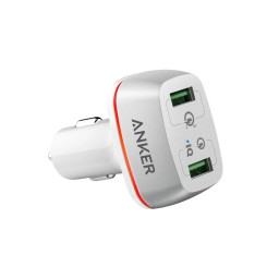 Автомобильное зарядное устройство Anker PowerDrive+ 2 Quick Charge 3.0 белое купить в Уфе