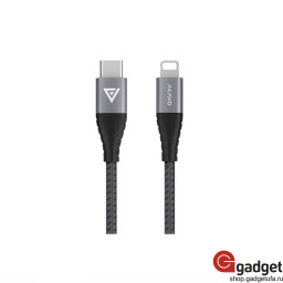 Кабель Akavo USB-C to Lightning 1.2 m черный купить в Уфе