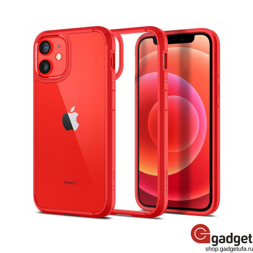 Накладка Spigen для iPhone 12/12 Pro Ultra Hybrid красная