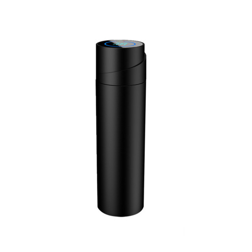 Термос с дисплеем Six Vertical intelligent sterilization vacuum flask черный