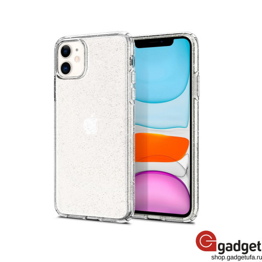 Накладка Spigen для iPhone 11 Glitter Crystal прозрачная