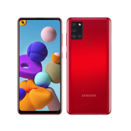 Смартфон Samsung Galaxy A21S 3/32 Красный