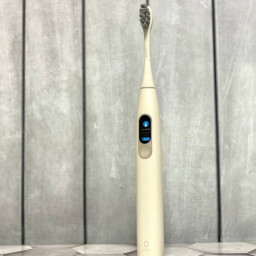 Электрическая зубная щетка Xiaomi Oclean X Sonic Eletric Toothbrush бежевая (международная версия) фото купить уфа