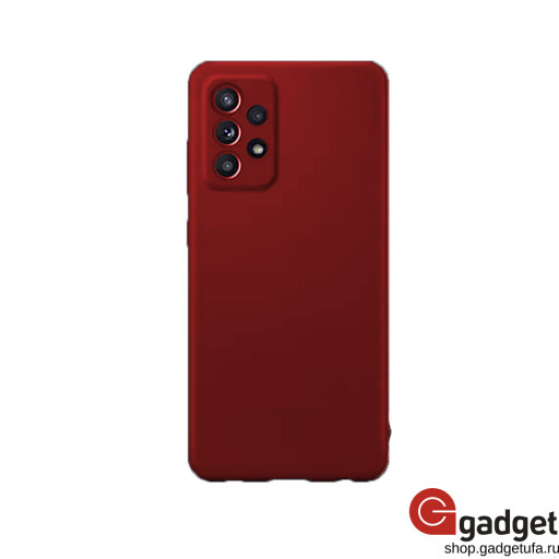 Накладка для Samsung Galaxy A52 силиконовая красная