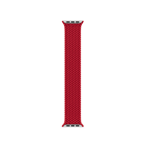 Тканевый плетеный монобраслет для Apple Watch 38/40mm красный
