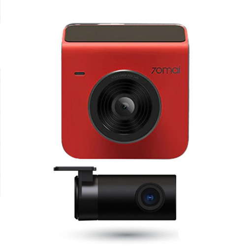 Видеорегистратор Xiaomi 70mai Dash Cam A400+Rear cam красный