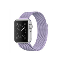 Ремешок для Apple Watch 42/44mm миланский сетчатый фиолетвый купить в Уфе