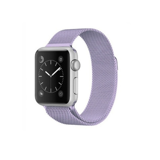 Ремешок для Apple Watch 42/44mm миланский сетчатый фиолетвый