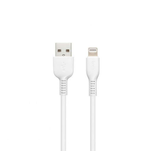 USB кабель HOCO X13 lightning Easy Charging Cable 1m белый