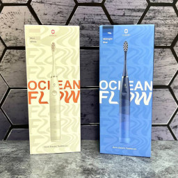 Электрическая зубная щетка Oclean Flow Sonic Electric Toothbrush темно-синяя фото купить уфа