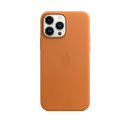 Накладка Apple Leather Case MagSafe для iPhone 13 Pro Golden Brown купить в Уфе