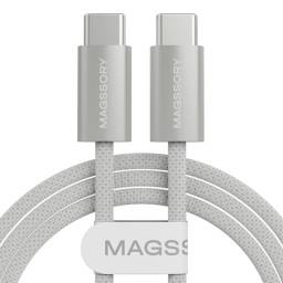 Кабель Magssory Line C 60W 2.4m USB-C Cable white фото купить уфа