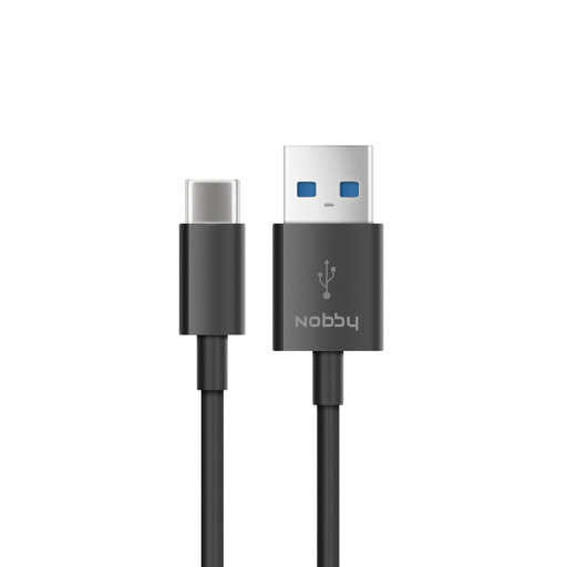USB кабель Nubby 014-001 USB 3.0 - USB-C, 2.1A, 1 м черный