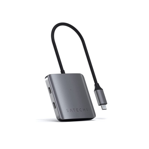Адаптер Satechi 4-PORT USB-C HUB (4xUSB Type-C) темно-серый