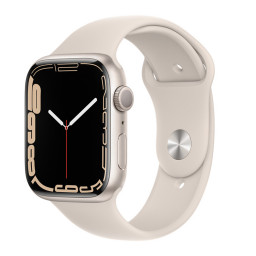 Часы Apple Watch Series 7 41 мм, Корпус из алюминия «сияющая звезда», спортивный ремешок купить в Уфе