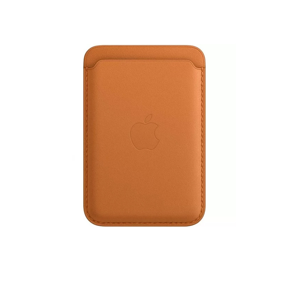 Купить кожаный чехол-бумажник Apple Leather Wallet MagSafe Golden Brown по  выгодной цене в Уфе