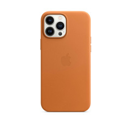 Накладка Apple Leather Case MagSafe для iPhone 13 Pro Max Golden Brown купить в Уфе